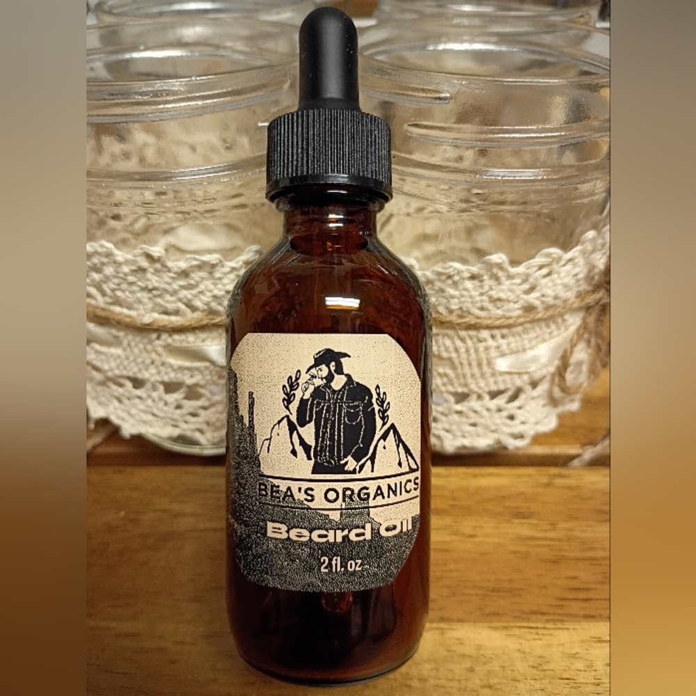 Organic Beard Oil With Argan Oil